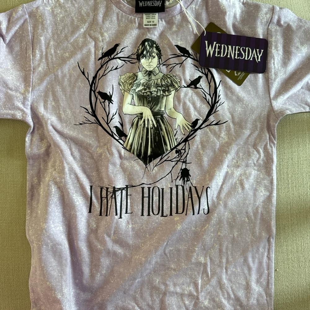 Wednesday Jenna Ortega Holiday T-Shirt